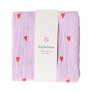 Studio Noos Swaddle Hearts Lilac 120 x 120 cm