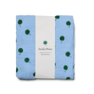Studio Noos Swaddle Light Blue Clover 120 x 120