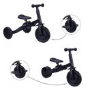 Topmark 4-in-1 Driewieler / Loopfiets Kaya Zwart
