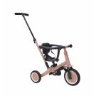 Topmark 4-in-1 Driewieler / Loopfiets Lio Macchiato Bruin met duwstang