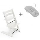 Stokke Tripp Trapp White, inclusief los afgebeelde Newborn Set