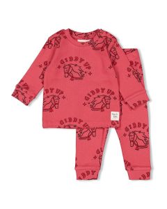 Feetje Pyjama Premium Sleepwear Howdy Holly Berry