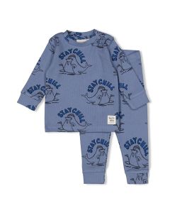 Feetje Pyjama Premium Sleepwear Willy Walrus Blauw