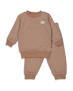Feetje Pyjama Wafel - Brown