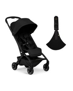 Joolz Buggy Aer2 x Wildride Classic Bundel Space Black overzicht met buggy en Wildride peuterdraagzak