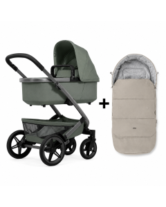 Joolz Geo5 Cot Sage Green met gratis voetenzak