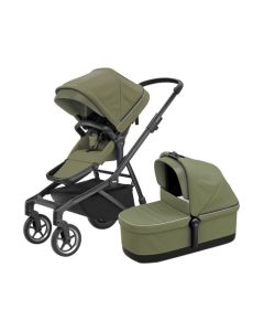 Thule Sleek Kinderwagen Compleet Soft Green - Black Frame
