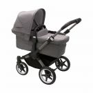 Bugaboo Donkey5 Mono kinderwagen compleet graphite frame -  grijs melange - grijs melange online kopen? | BabyPlanet