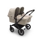 Bugaboo Donkey5 tweeling kinderwagen black - desert taupe