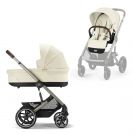 Cybex Balios S Lux Kinderwagen Seashell Beige met Taupe Frame - Complete Set