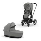 Cybex Priam Kinderwagen Compleet Mirage Grey - Chrome Black Frame