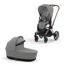 Cybex Priam Kinderwagen Compleet Mirage Grey - Rosegold Frame