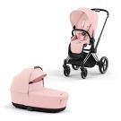 Cybex Priam Kinderwagen Compleet Peach Pink - Chrome Black Frame