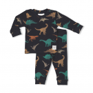 Feetje Pyjama Premium Sleepwear Davy Dino Antraciet