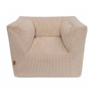 Jollein Fauteuil Beanbag Corduroy Natural