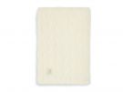 Jollein wiegdeken Spring Knit Ivory/Coral fleece online kopen? | BabyPlanet
