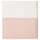 Koeka Ledikantdeken Cotton Fleece Wafel Amsterdam Rosa Salt 