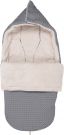 Koeka Voetenzak Buggy Wafel Teddy Oslo Steel Grey-Pebble