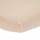 Little Dutch Hoeslaken Ledikant Hydrofiel Beige