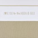 Meyco Ledikantlaken Love You to the Moon & Back Sand