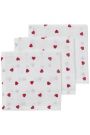 Meyco Monddoekjes Hydrofiel Sweet Heart Red 3-pack