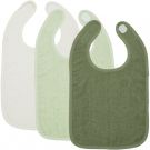 Meyco Slab Badstof Offwhite/Soft Green/Forest Green 3-pack