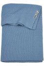 Meyco gebreide deken voor ledikant en campeerbed Mini Relief Denim online kopen? | BabyPlanet