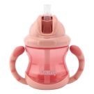 Nuby Flip-It Rietjesbeker Roze 240ml