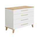 Paidi - Transland Commode Oscar Krijtwit - Eiken
