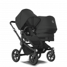 Bugaboo Donkey5 duo kinderwagen Black- midnight black online kopen? | BabyPlanet