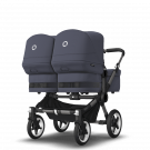 Bugaboo Donkey5 tweeling kinderwagen graphite - stormy blue online kopen? | BabyPlanet