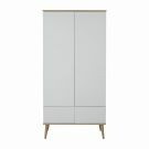 Quax 2-deurskast Flow White & Oak