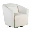 Quax Fauteuil Gomi Swivel & Gliding Mohair Beige