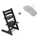 Stokke Tripp Trapp black, inclusief los afgebeelde Newborn Set