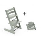 Stokke Tripp Trapp meegroeistoel Glacier Green inclusief BabySet in Glacier Green, kinderstoel vanaf 6 maanden