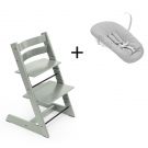 Stokke Tripp Trapp glacier green, inclusief los afgebeelde Newborn Set