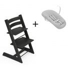 Stokke Tripp Trapp oak black, inclusief los afgebeelde Newborn Set