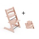 Stokke Tripp Trapp meegroeistoel Serene Pink inclusief BabySet in Serene Pink, kinderstoel vanaf 6 maanden
