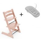 Stokke Tripp Trapp serene pink, inclusief los afgebeelde Newborn Set