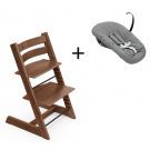 Stokke Tripp Trapp warm brown, inclusief los afgebeelde Newborn Set anthracite