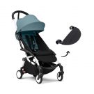 Stokke YOYO 3 Buggy Aqua met White frame en gratis leg rest