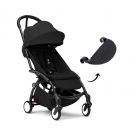 Stokke YOYO 3 buggy black met black frame en gratis leg rest