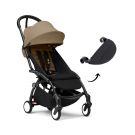Stokke YOYO 3 buggy Toffee met Black frame en gratis leg rest