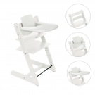 Stokke® Tripp Trapp® Stoel Bundel met BabySet² en Tray - White