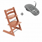 Stokke Tripp Trapp® Terracotta + Newborn Set Anthracite