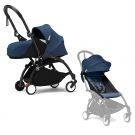 Stokke YOYO³ Kinderwagen Compleet met 0+ Newborn Pack Air France Blue – Black Frame