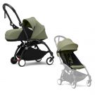 Stokke YOYO³ Kinderwagen Compleet met 0+ Newborn Pack Olive – Black Frame