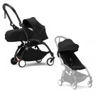 Stokke YOYO³ Kinderwagen Compleet met 0+ Newborn Pack Black – Black Frame