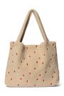 Studio Noos Mom Bag Teddy Hearts Ecru