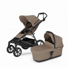 Thule Urban Glide 4 Kinderwagen Compleet Tinted Taupe met reiswieg